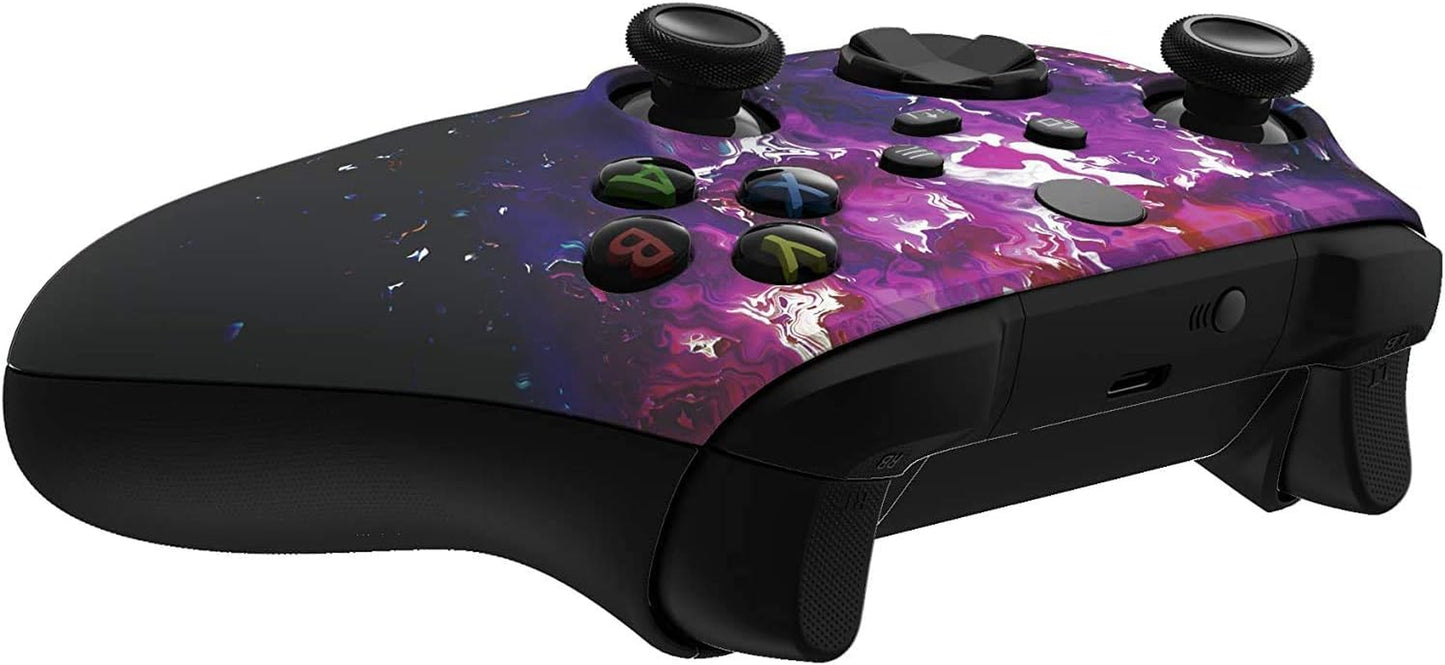 Elevate Your Game with the Premium Purple Lava Custom Modded Controller for Xbox Series – Perfect for All Shooter Games!