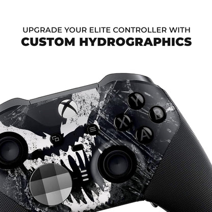 Vennom X-Box Elite Controller Series 2 Limited Edition by Dreamcontroller. Custom Elite Series 2 Controller for X-Box One/Series X/S. Made with Advanced Hydro-Dip Paint Technology (Not Just a Skin)