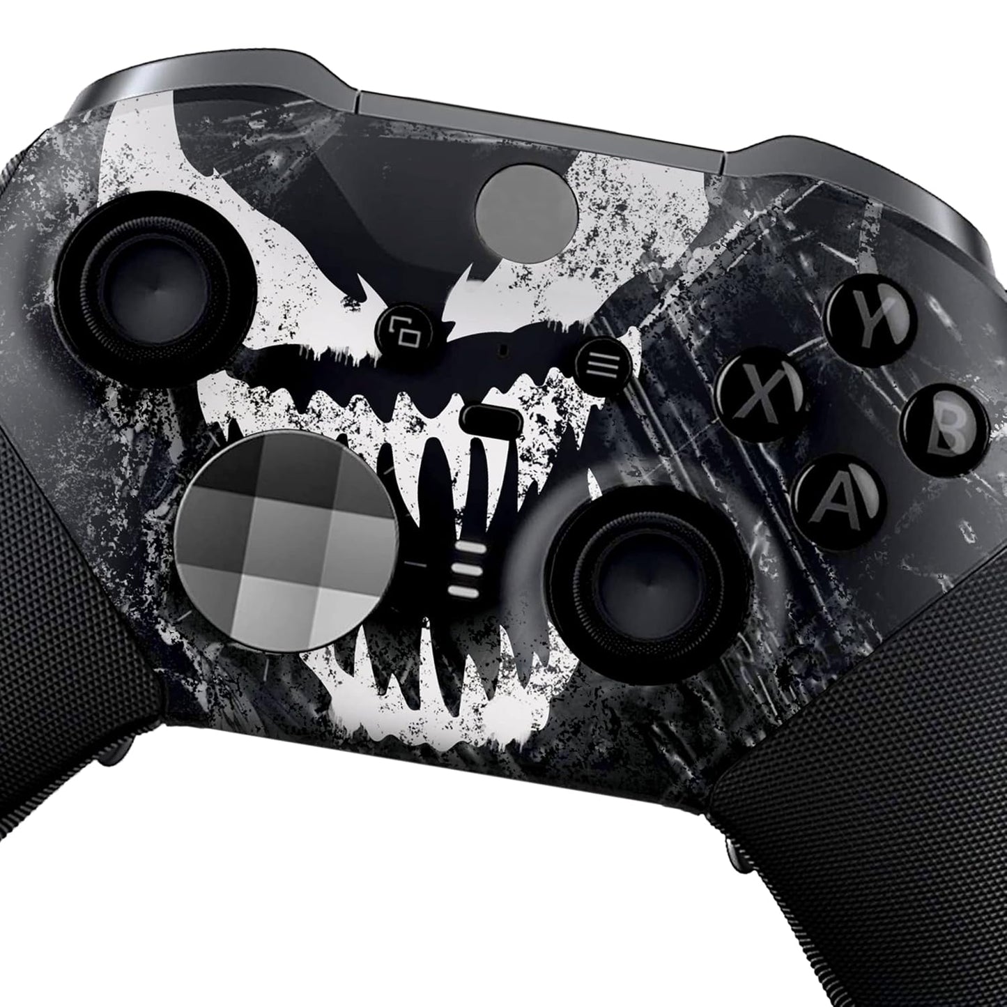 Vennom X-Box Elite Controller Series 2 Limited Edition by Dreamcontroller. Custom Elite Series 2 Controller for X-Box One/Series X/S. Made with Advanced Hydro-Dip Paint Technology (Not Just a Skin)