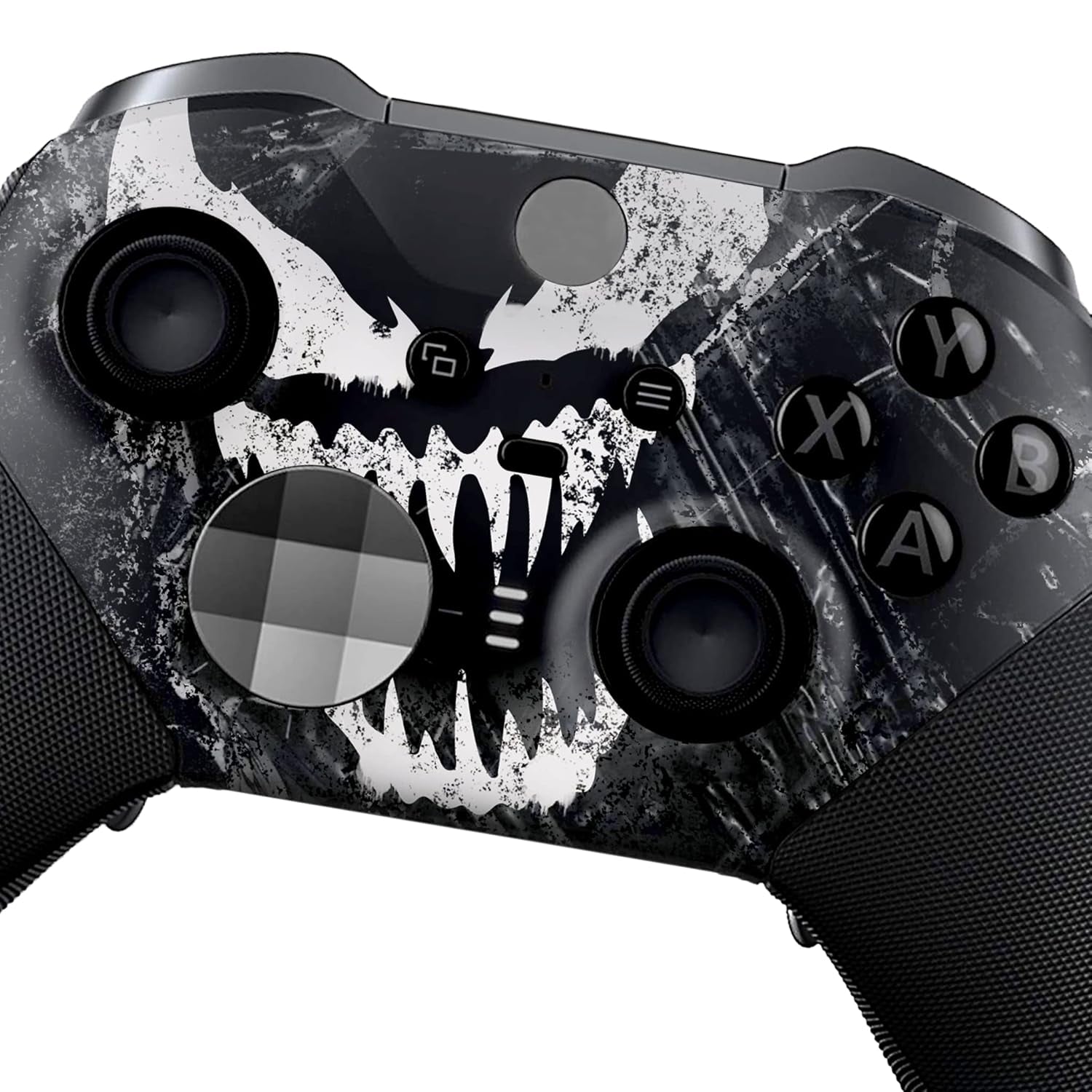 Vennom X-Box Elite Controller Series 2 Limited Edition by Dreamcontroller. Custom Elite Series 2 Controller for X-Box One/Series X/S. Made with Advanced Hydro-Dip Paint Technology (Not Just a Skin)