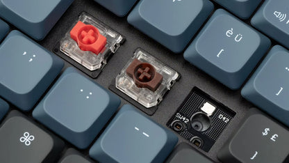 K7 Pro QMK/VIA Wireless Mechanical Keyboard ISO 65% Layout ABS Keycaps RGB Backlight Hot-Swappable Gateron Switch