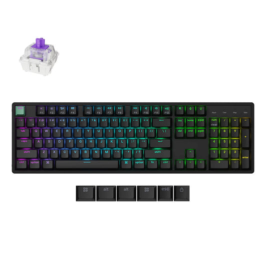 Keychron K10 HE Wireless Magnetic Switch Custom Keyboard Special Edition Full Size RGB Backlight Double-Shot PBT Keycap